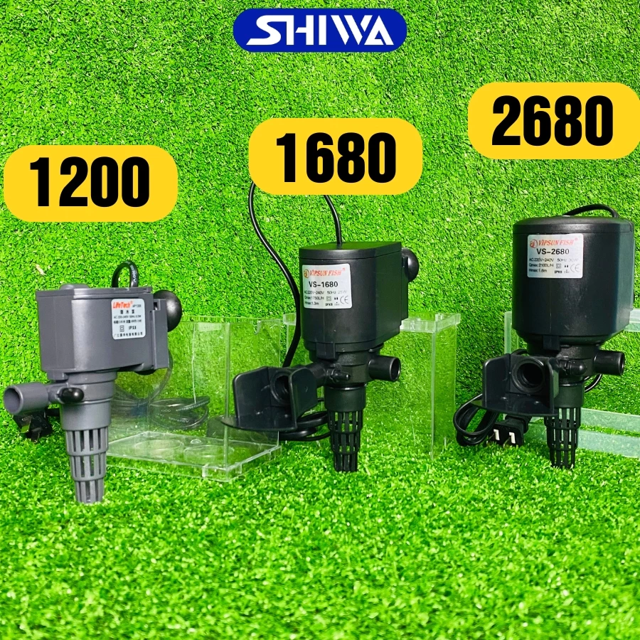 Máy bơm lọc nước hồ cá cảnh 25W VIPSUN VS-1680 bơm chìm VS1680